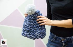 Come fare un cappello a maglia con le mani