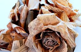 rose con carta riciclata – cristina sperotto