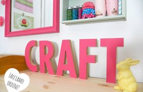 craft letters pink 2