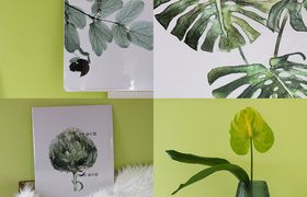 Novità in casa: più pareti verdi e decori naturali