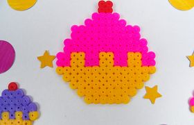 cupcake – perline Pyssla Ikea
