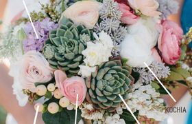 Bouquet di piante grasse per il matrimonio: un'idea originale da copiare!