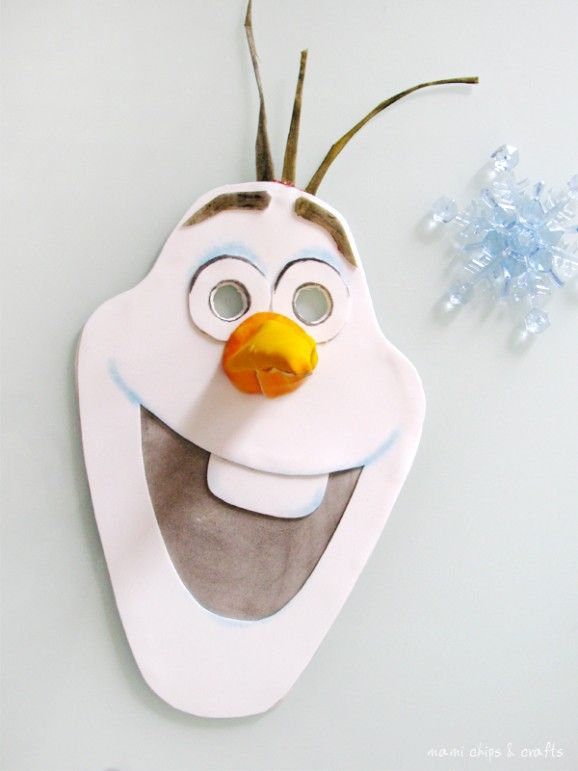 Olaf Maschera Frozen Da Ritagliare Caesar Clown Come Fare La